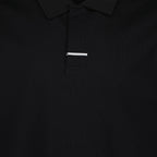 Givenchy, Black Plaque Polo, Luxury Polo Shirt, Men's Designer Polo, Elegant Men's Clothing