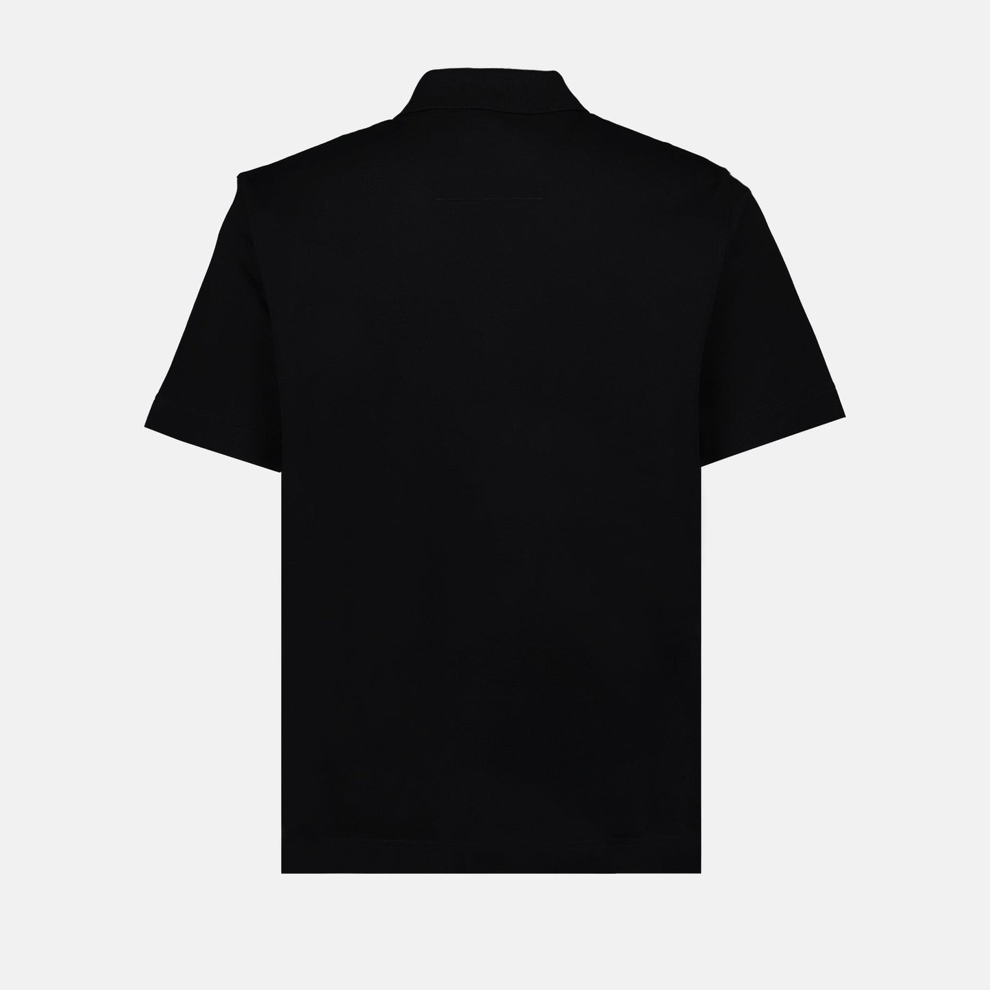 Givenchy, Black Plaque Polo, Luxury Polo Shirt, Men's Designer Polo, Elegant Men's Clothing