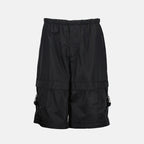 Black Cargo Shorts