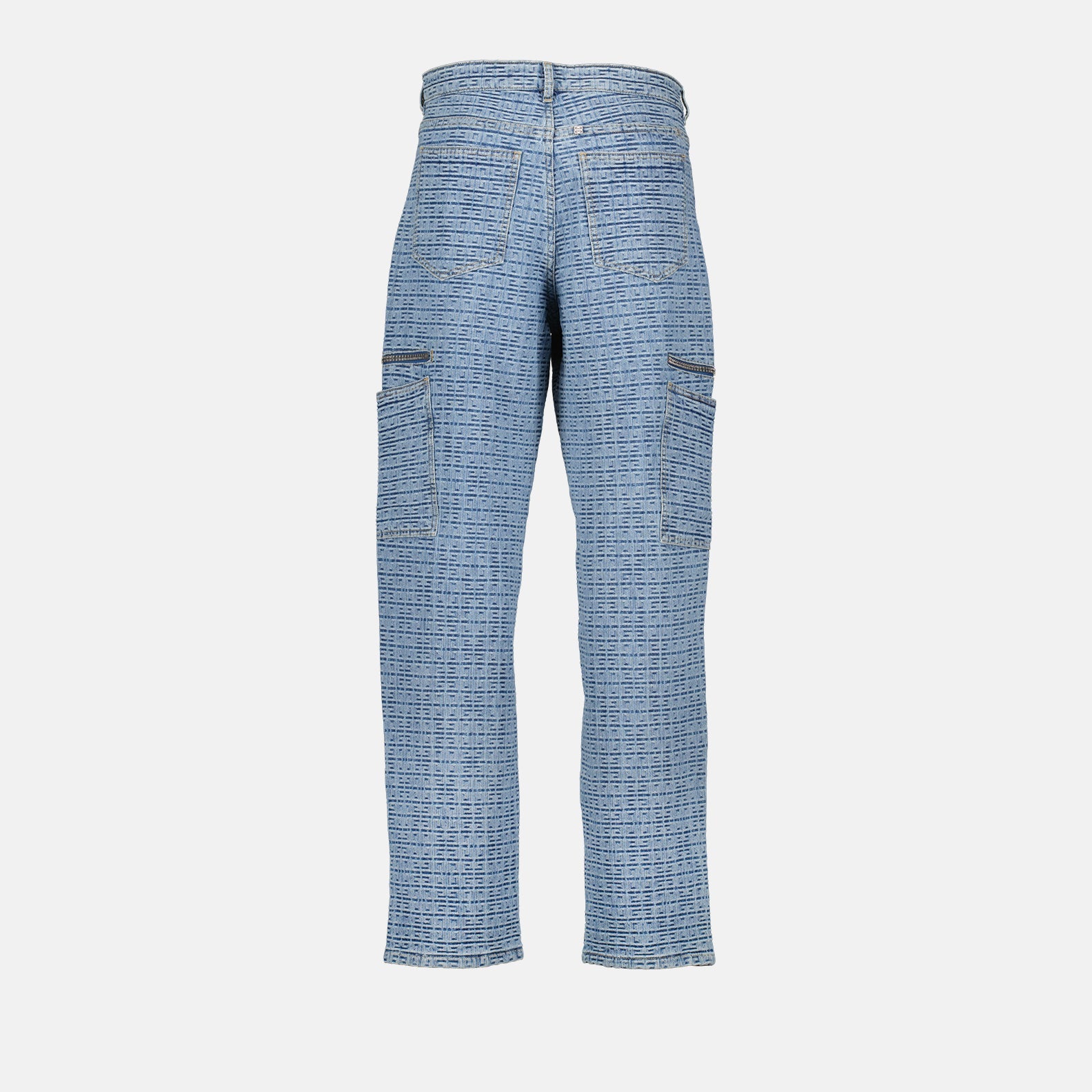 Givenchy jeans, luxury jeans, men's designer denim, 4G pattern jeans, premium blue jeans