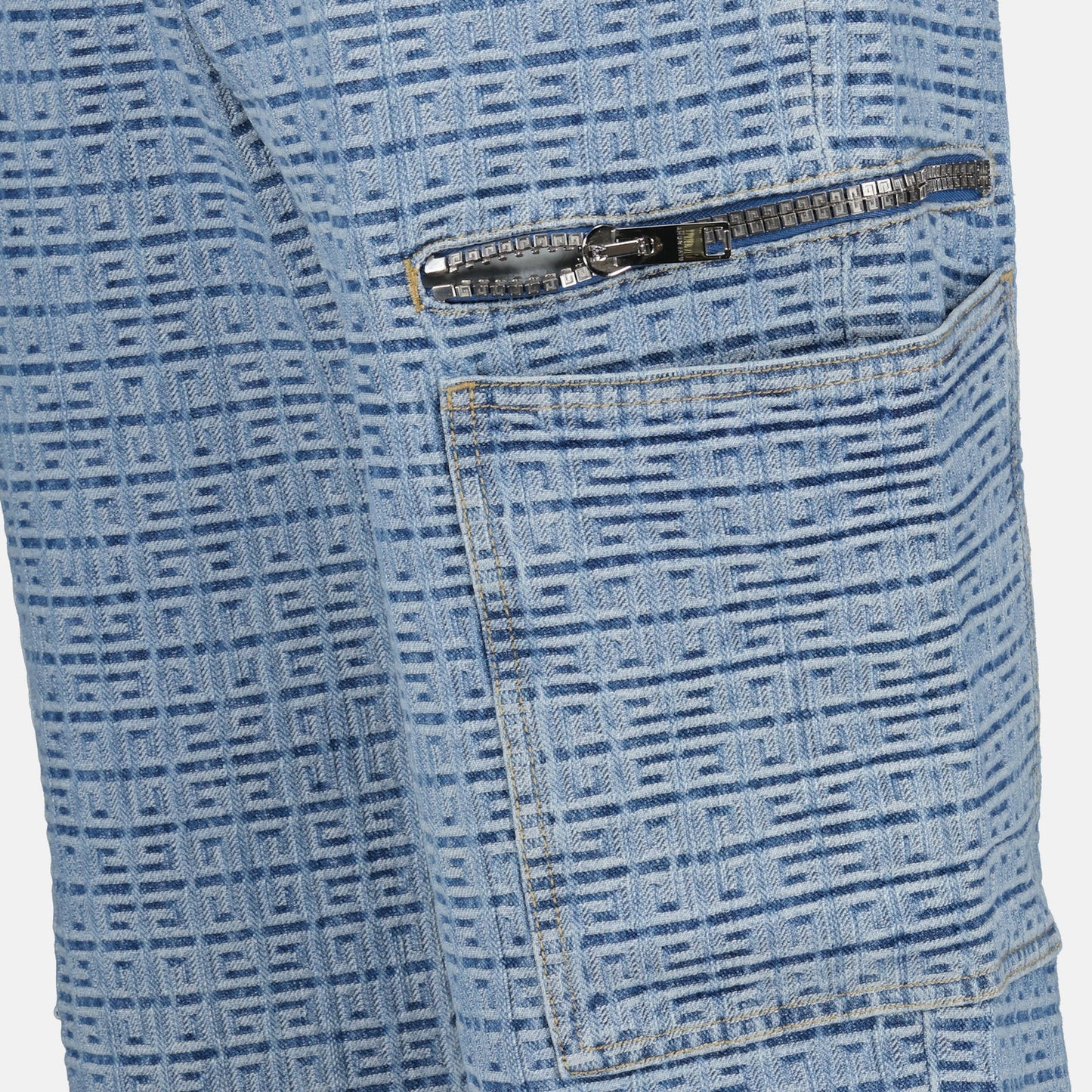 Givenchy jeans, luxury jeans, men's designer denim, 4G pattern jeans, premium blue jeans