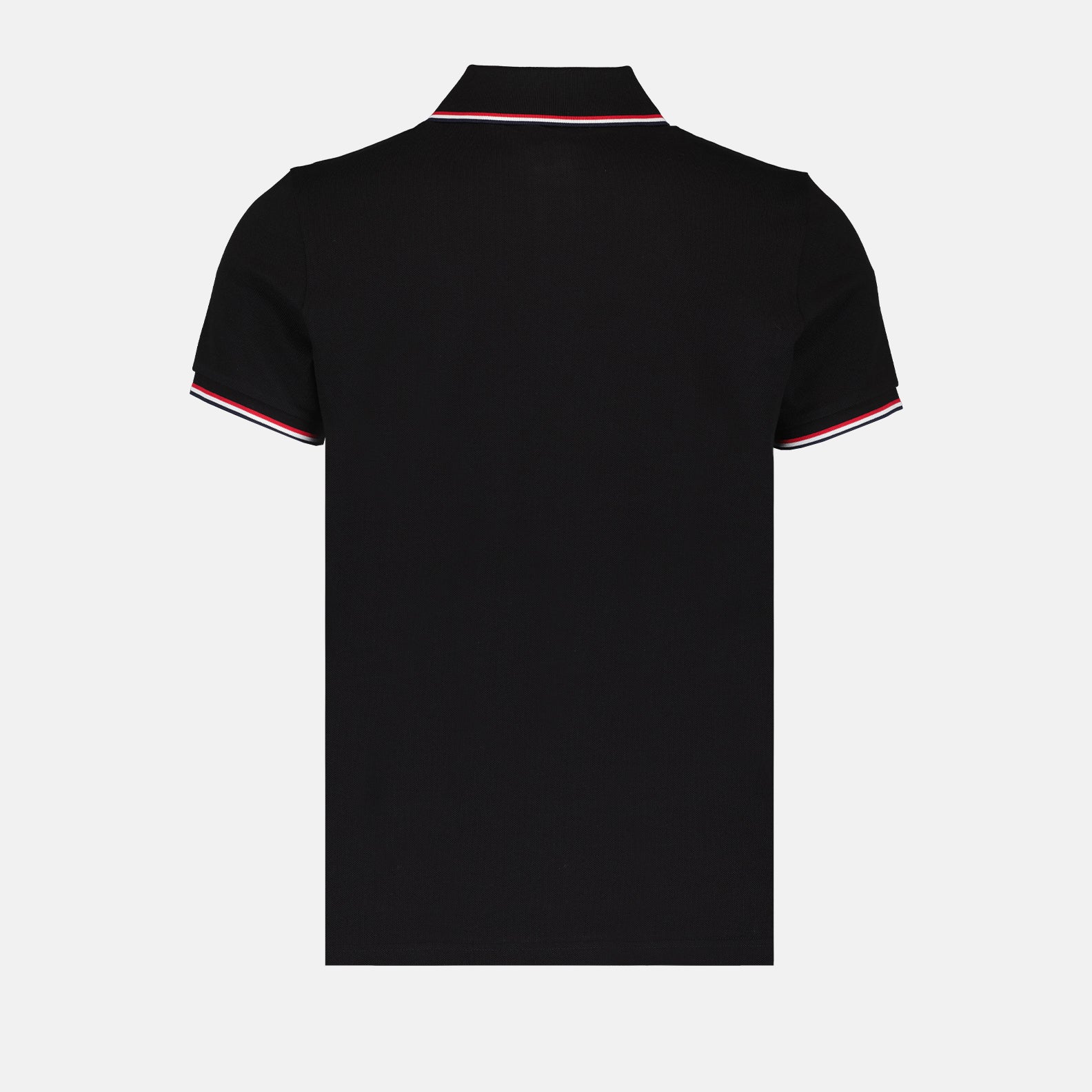 Moncler polo, men's luxury polo, black polo shirt, designer polo shirt, Moncler men's wear