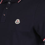 Logo Polo with Blue Trim