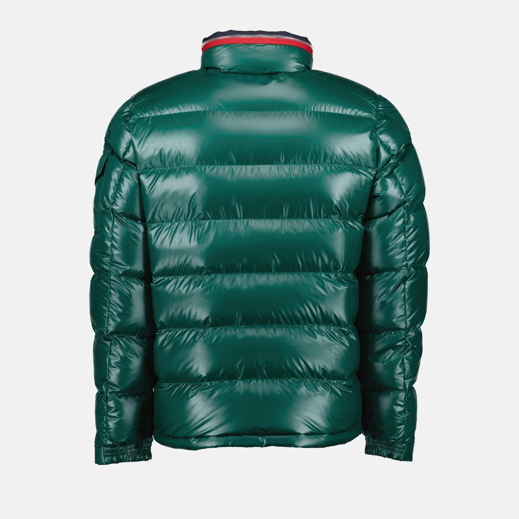 Moncler, Doudoune Bourne, Green down jacket, Luxury men's outerwear, High-end winter fashion