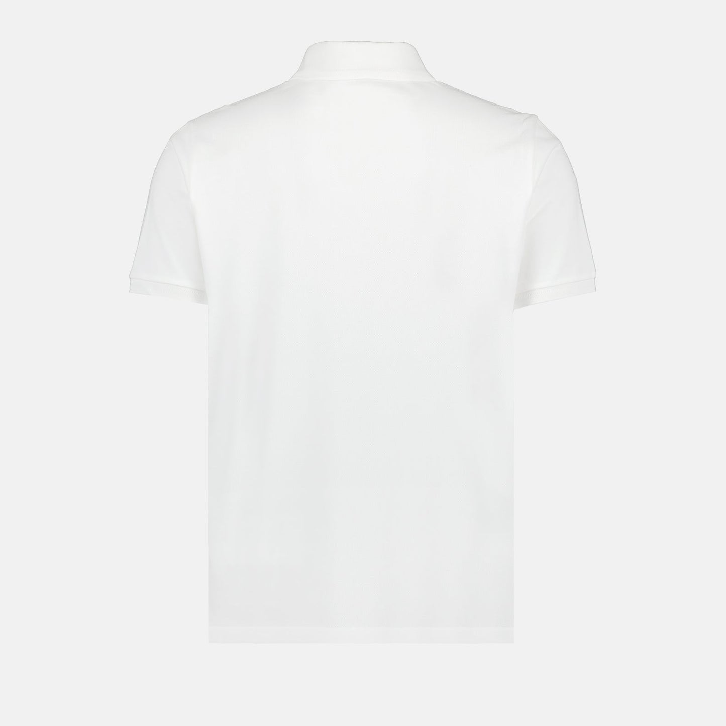 Moncler, men's polo shirt, luxury fashion, white polo, designer clothing