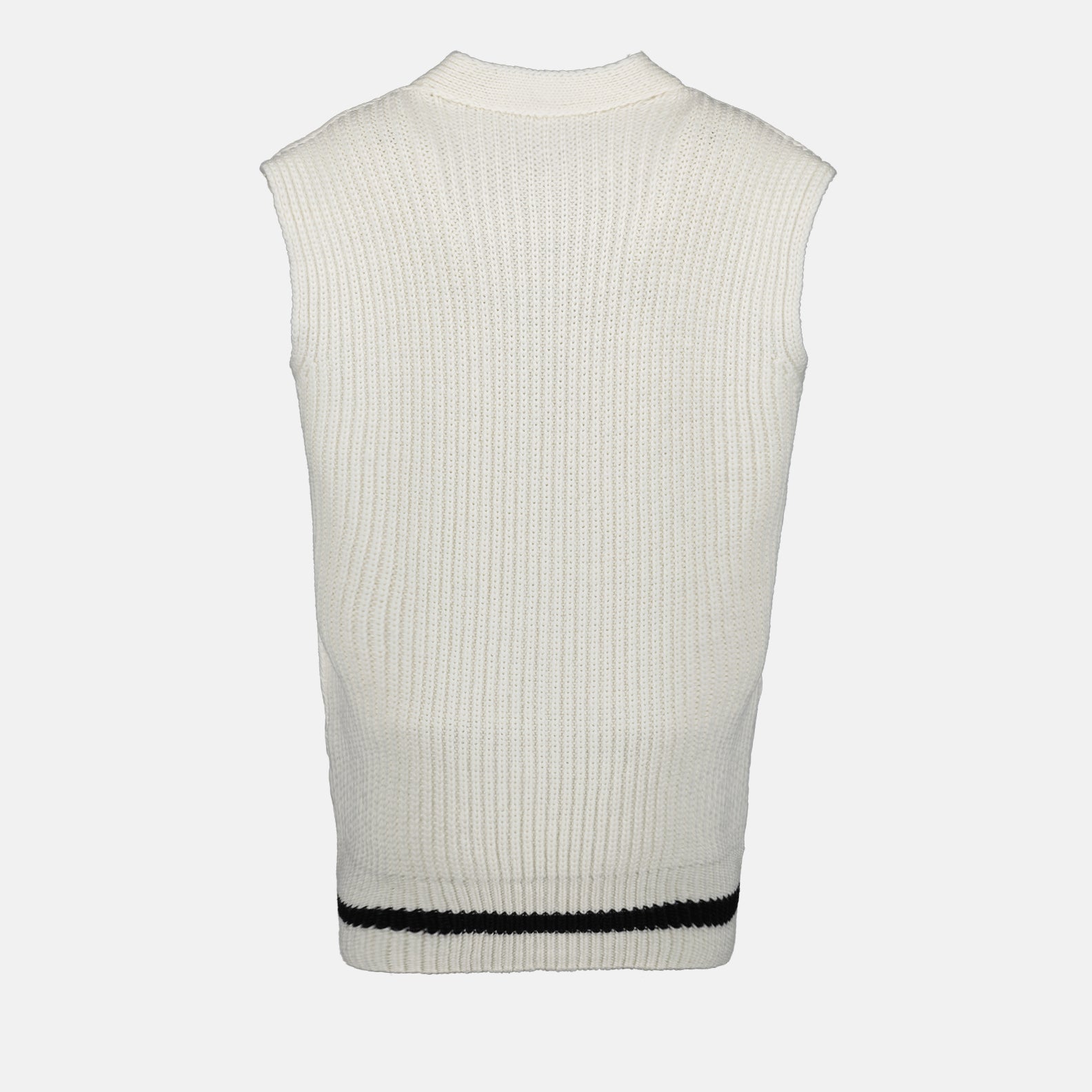 Moncler, Sleeveless Cardigan, Women's Luxury Fashion, White Cardigan, Designer Clothing