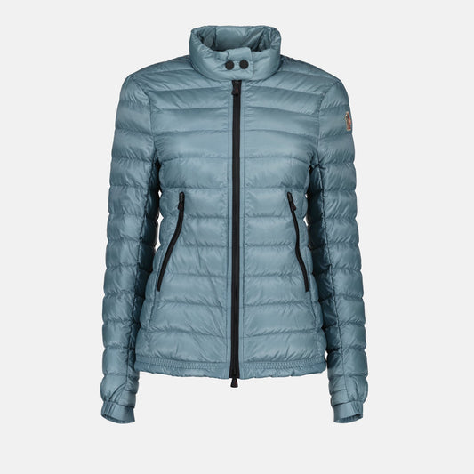 Moncler Grenoble, Blue Walibi Jacket, Women's luxury jacket, Quilted design, Winter wear