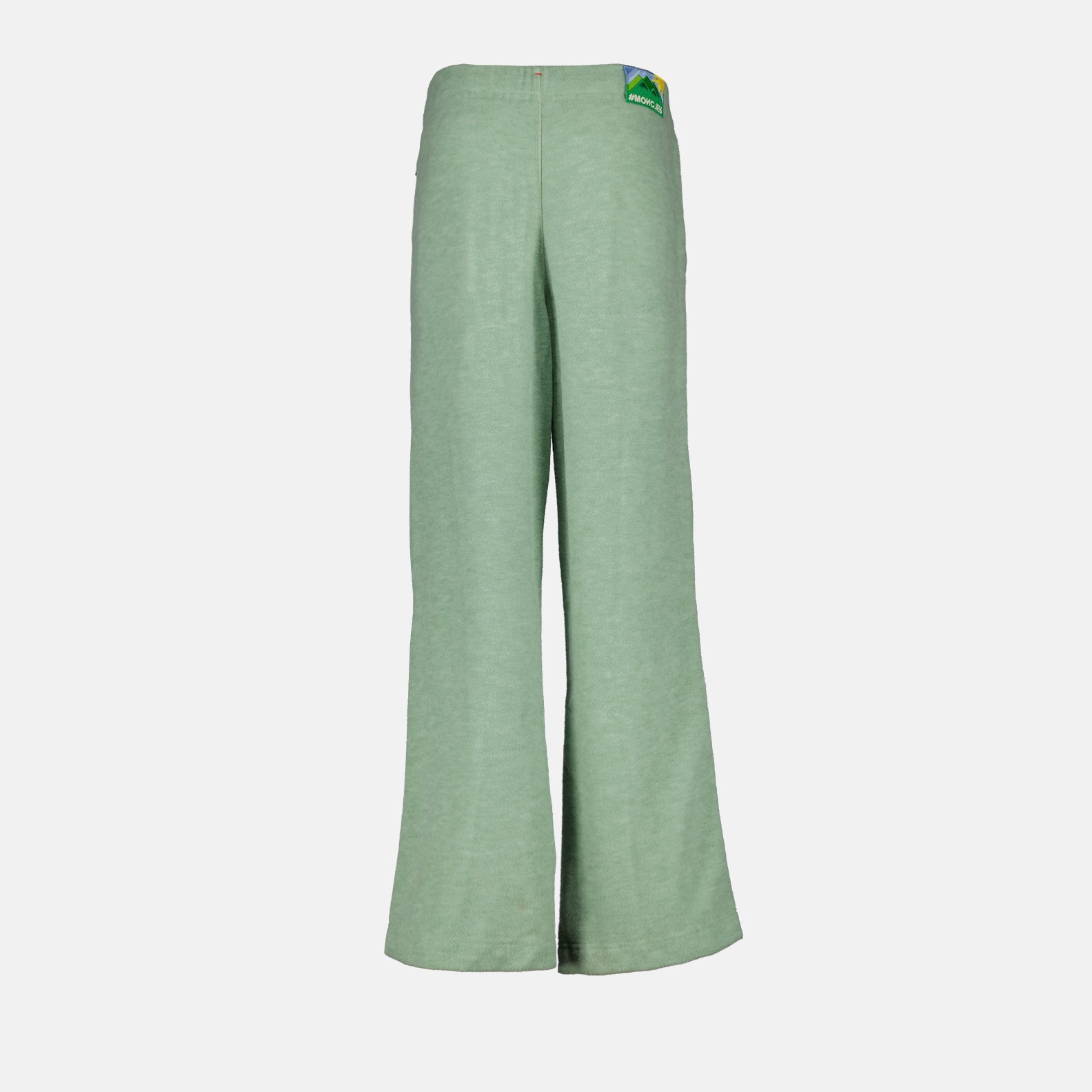 velvet jogging pants, Moncler Grenoble, high-end casual wear, luxury velvet pants, green jogging pants