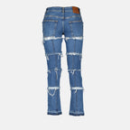 アレキサンダー・マックイーンの女性用破壊ジーンズの画像 - 2023年秋冬シーズン - 商品詳細ビュー1