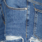 アレキサンダー・マックイーンの女性用破壊ジーンズの画像 - 2023年秋冬シーズン - 商品詳細ビュー2