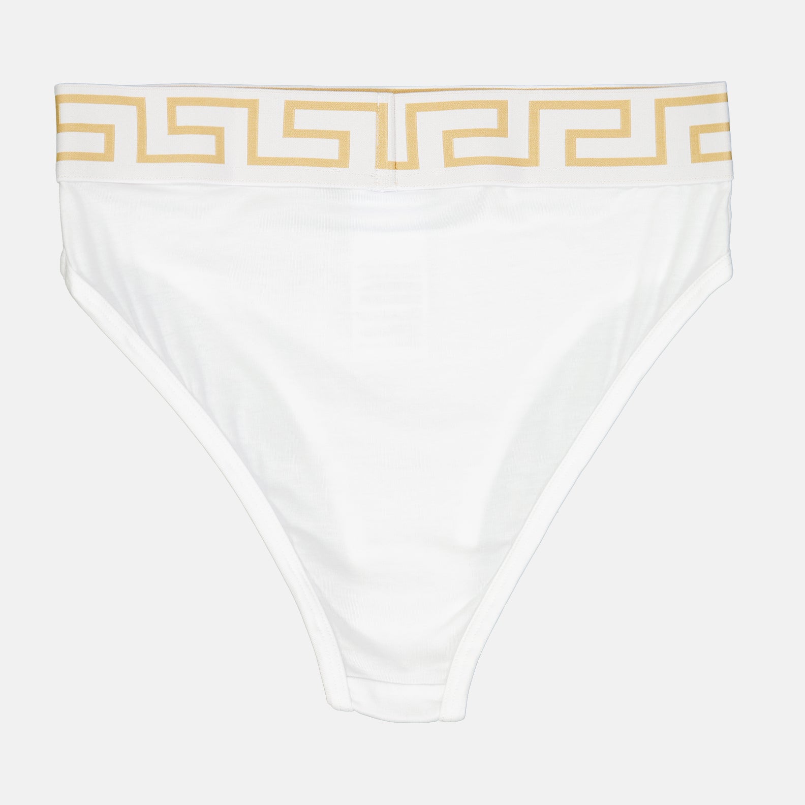 Versace lingerie, high-cut brief, Greca pattern, luxury women's underwear, designer lingerie