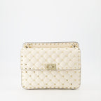 Valentino Garavani, Rockstud Spike, luxury bag, women, white bag