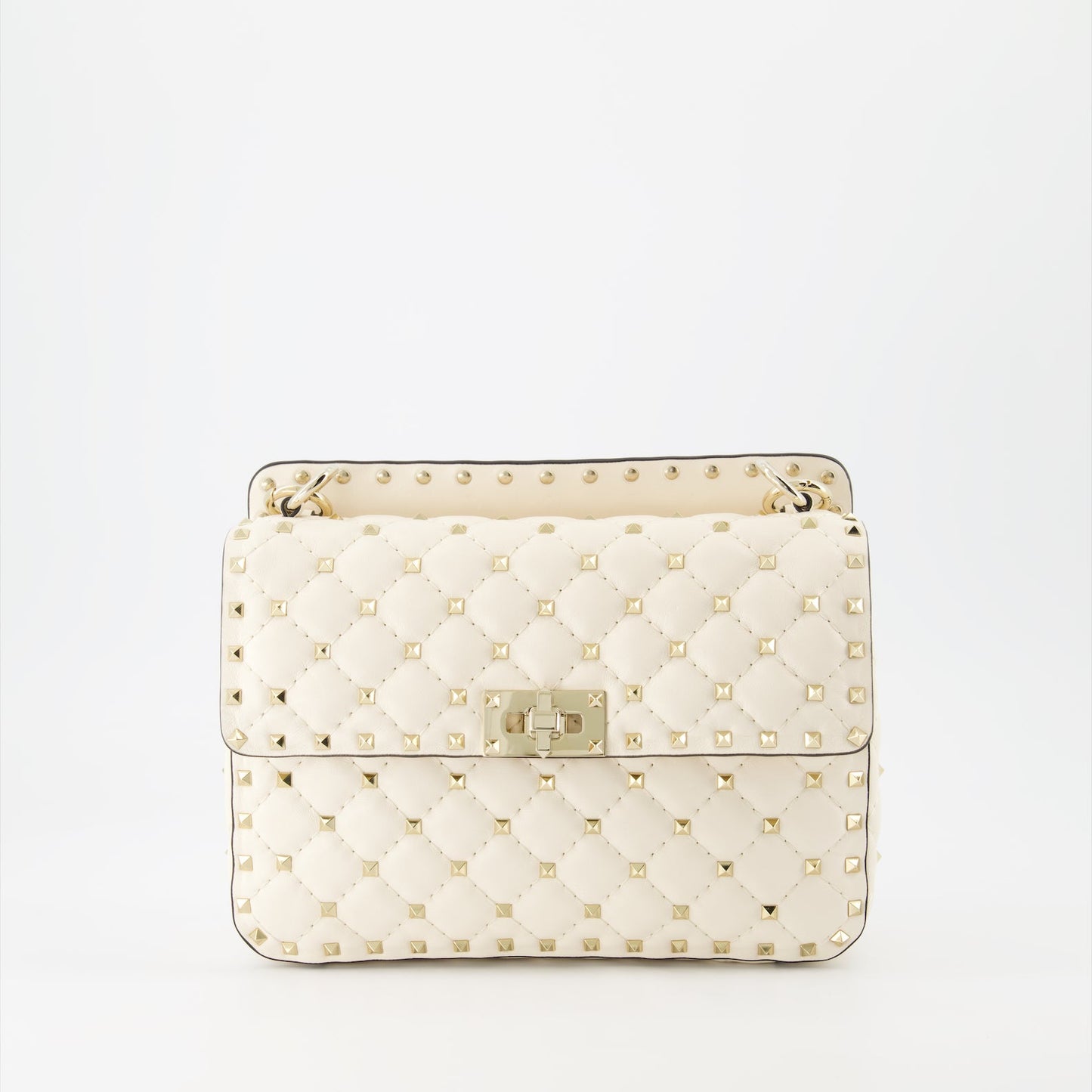 Valentino Garavani, Rockstud Spike, luxury bag, women, white bag