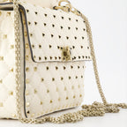 Valentino Garavani, Rockstud Spike, luxury bag, women, white bag