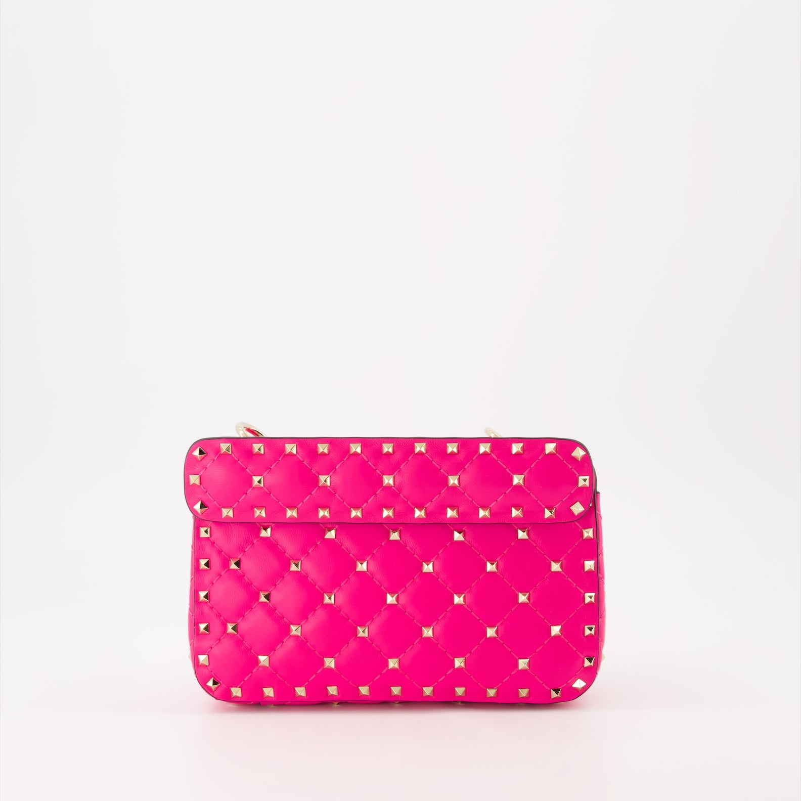 Valentino Garavani, Rockstud Spike Bag, pink handbag, luxury accessories, women's designer bag