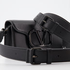 Valentino Garavani, Mini Loco Bag, Black luxury bag, Designer handbags, High-end accessories