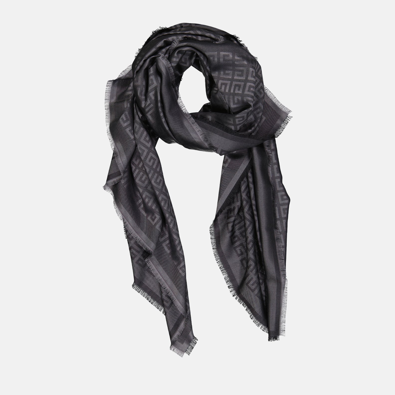 Givenchy, Silk Scarf, Black Scarf, Women's Accessories, Luxury Fashion