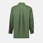 Kenzo shirt, Boke Flower, luxury fashion, elegant kaki, designer menswear