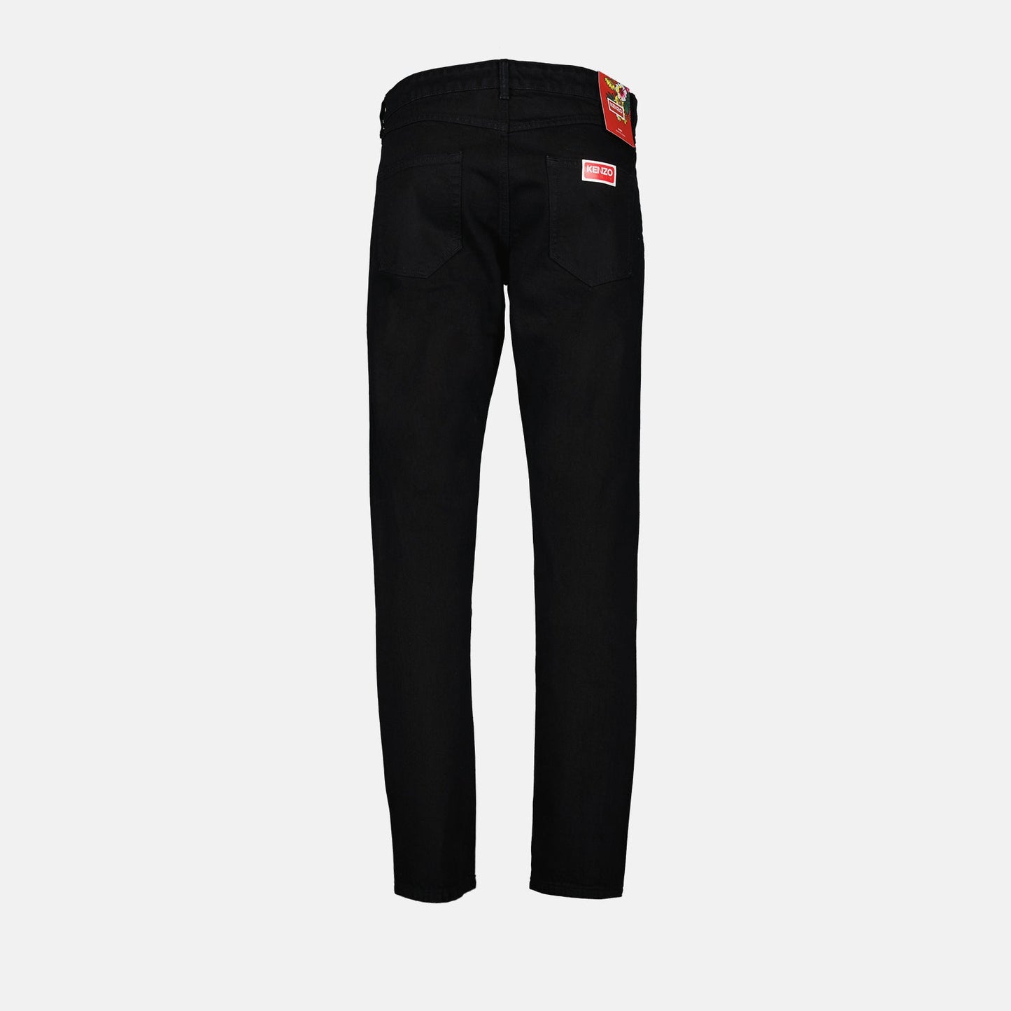 Kenzo, black slim jeans, men’s luxury denim, designer jeans, slim fit trousers