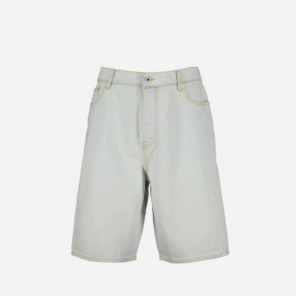 Kenzo denim shorts, luxury men's shorts, high-end denim, designer shorts, Kenzo men's fashion