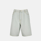 Kenzo denim shorts, luxury men's shorts, high-end denim, designer shorts, Kenzo men's fashion