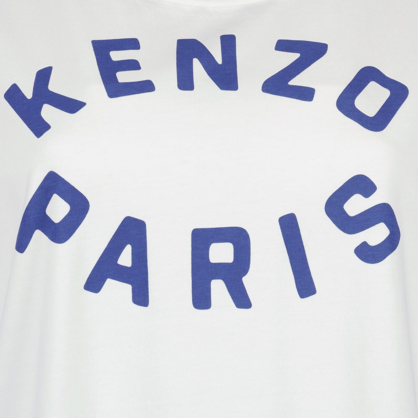 Kenzo Target T-shirt, luxury women's T-shirt, white designer T-shirt, Kenzo clothing, high-end women's fashion