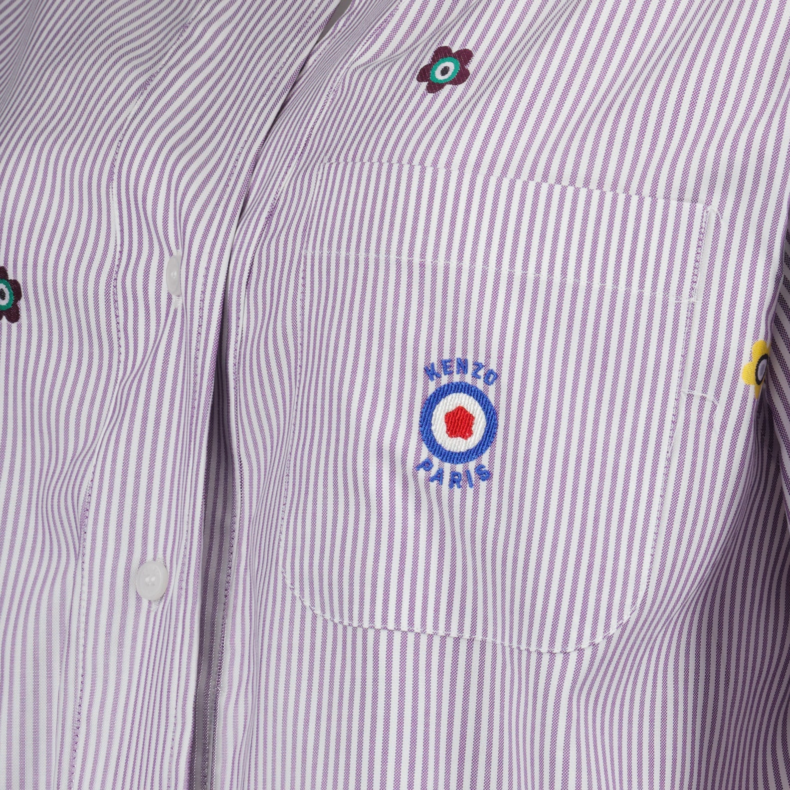 Kenzo, Women's shirt, striped shirt, luxury fashion, high-end clothing