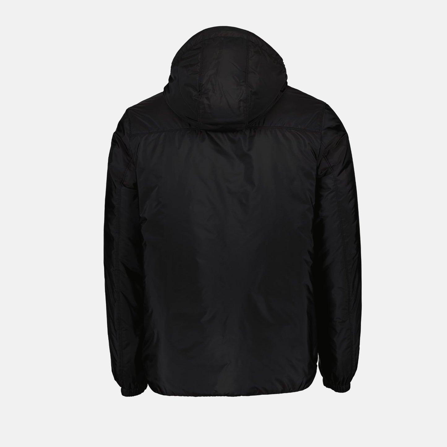 Prada down jacket, Re-Nylon jacket men, luxury outerwear, sustainable fashion, high-end men's jacket