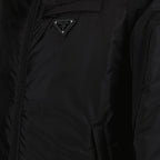 Prada down jacket, Re-Nylon jacket men, luxury outerwear, sustainable fashion, high-end men's jacket