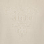 Prada, beige wool pullover, luxury sweater, elegant knitwear, high-end fashion