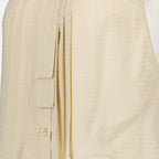 Prada womenswear, sleeveless silk shirt, luxury fashion, designer clothing, elegant wardrobe