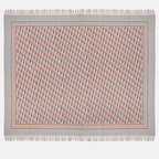 Dior plaid, luxury accessory, bordeaux-grey plaid, designer plaid, Dior fashion