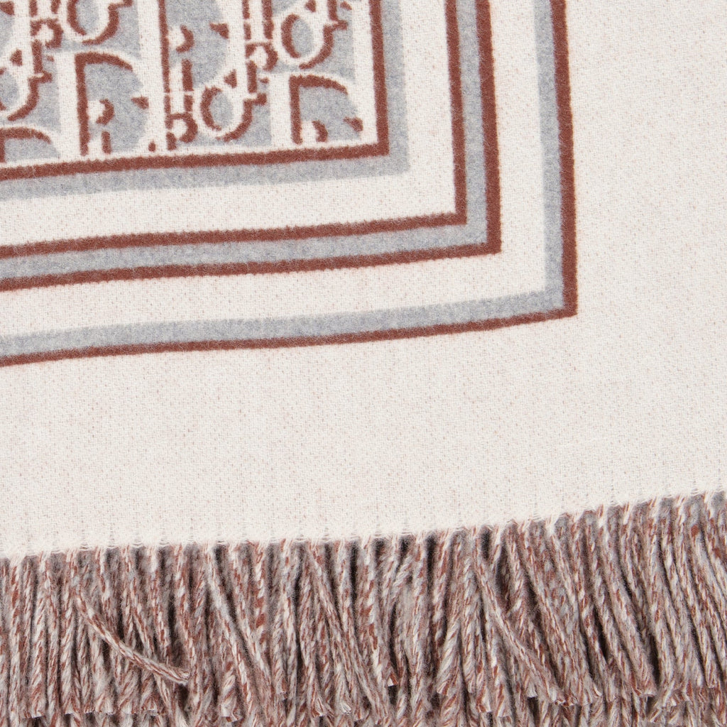 Dior plaid, luxury accessory, bordeaux-grey plaid, designer plaid, Dior fashion