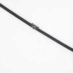 Saffiano leather bracelet, double wrap bracelet, Prada accessory, luxury leather bracelet, Italian craftsmanship