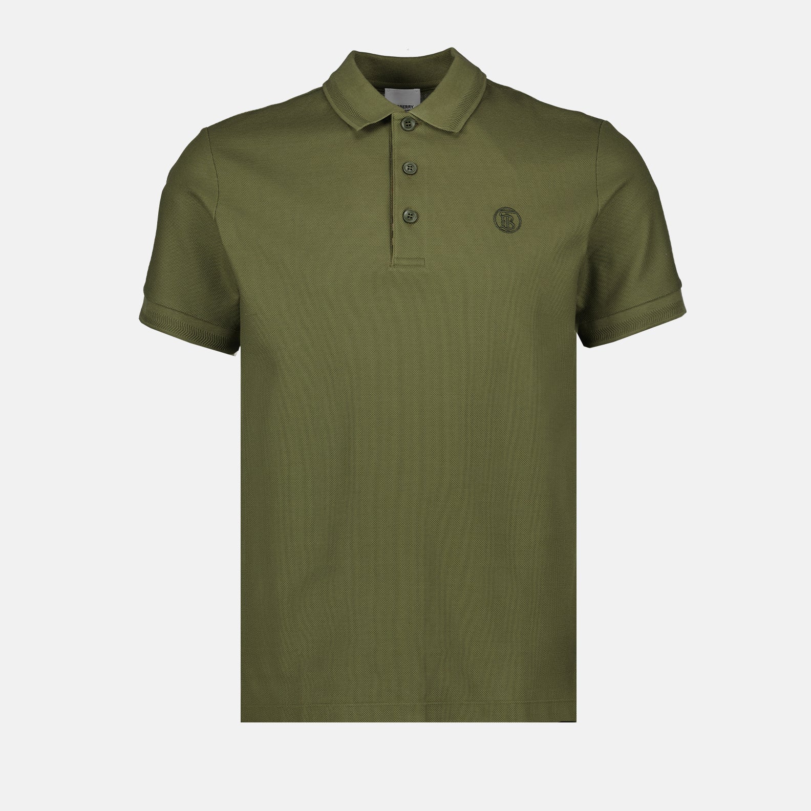 Eddie Polo Shirt, Burberry Polo, Luxury Green Polo, Designer Men's Shirt, High-End Fashion