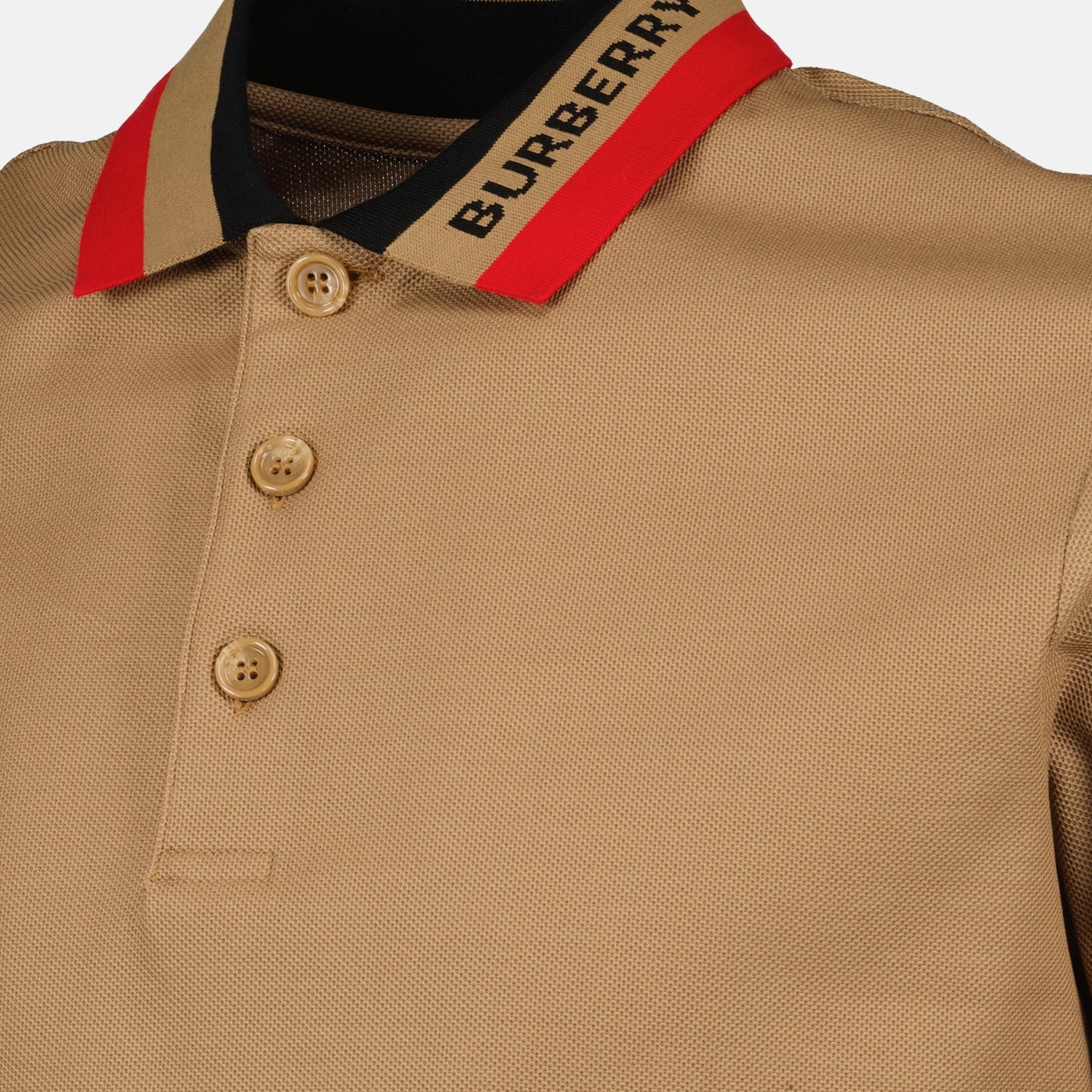 luxury polo shirt, Burberry, Edney Polo, brown polo, sophisticated men's wear