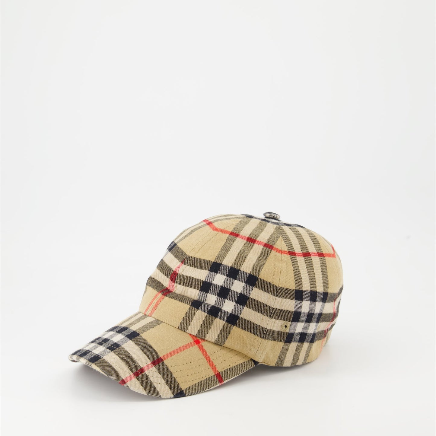 Burberry hat, checkered hat, luxury hat, high-end accessories, timeless fashion