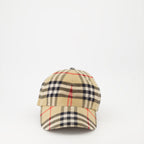 Burberry hat, checkered hat, luxury hat, high-end accessories, timeless fashion