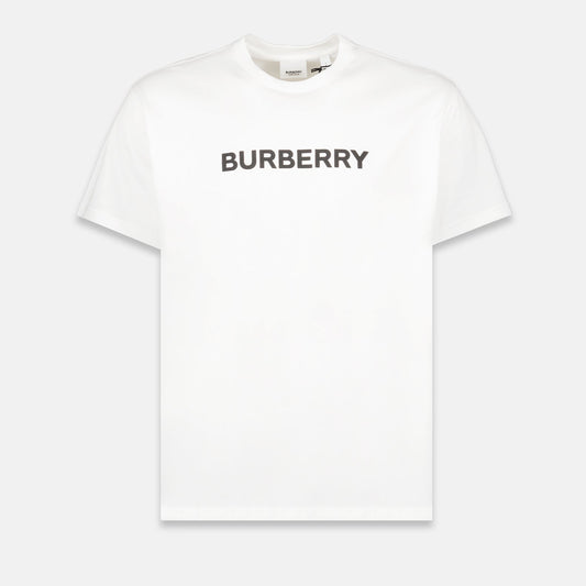 Burberry, Logo T-shirt, White T-shirt, Luxury Apparel, High-end Fashion