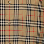 Burberry shirt, plaid shirt, luxury menswear, designer short-sleeve shirt, classic check shirt