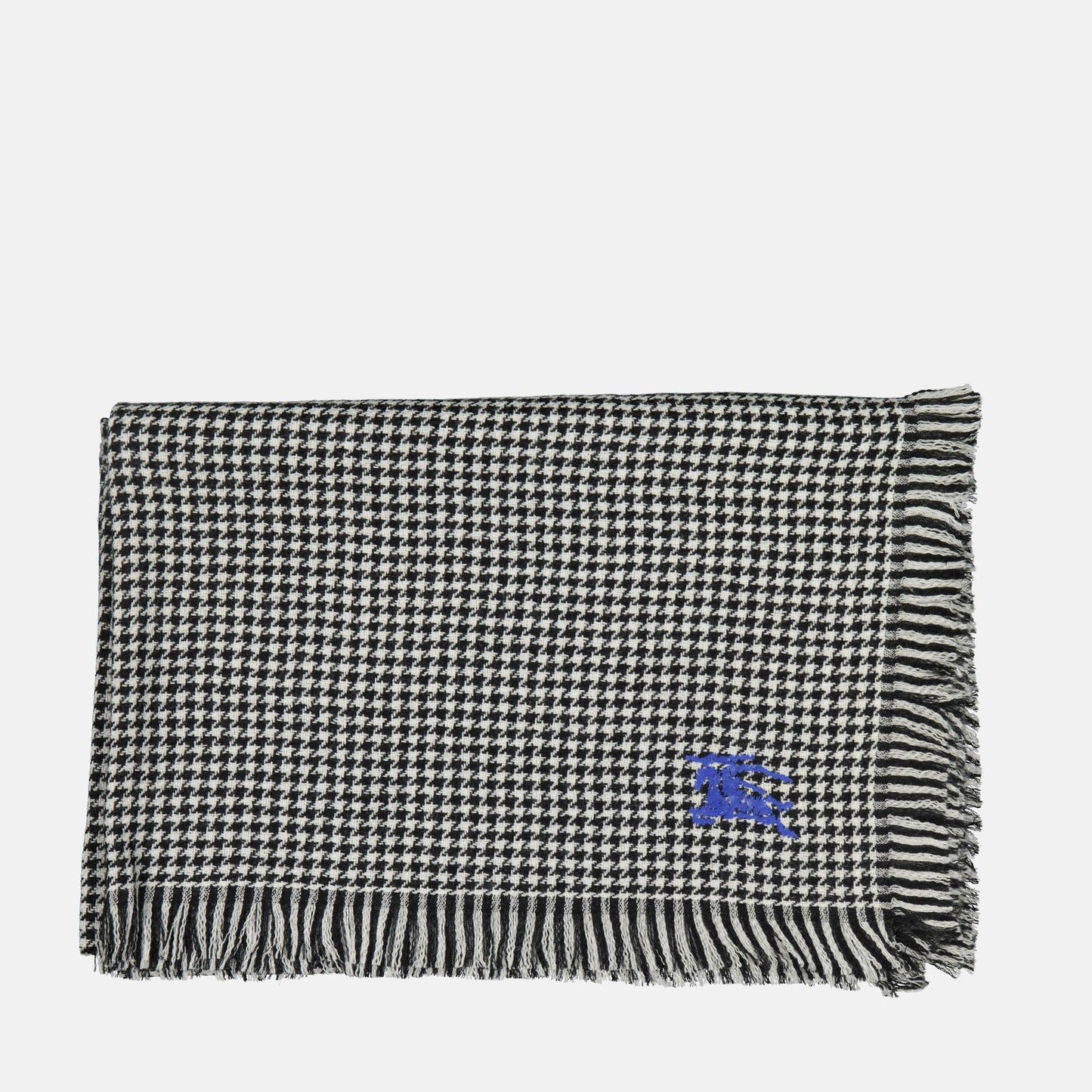 Houndstooth scarf, Burberry accessories, luxury scarf, designer scarf, timeless fashion