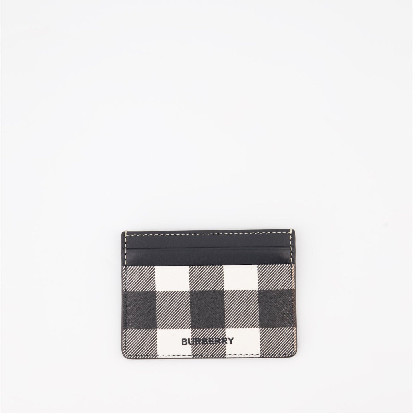 Burberry card holder, grey checkered wallet, luxury card holder, designer card holder, men's accessories