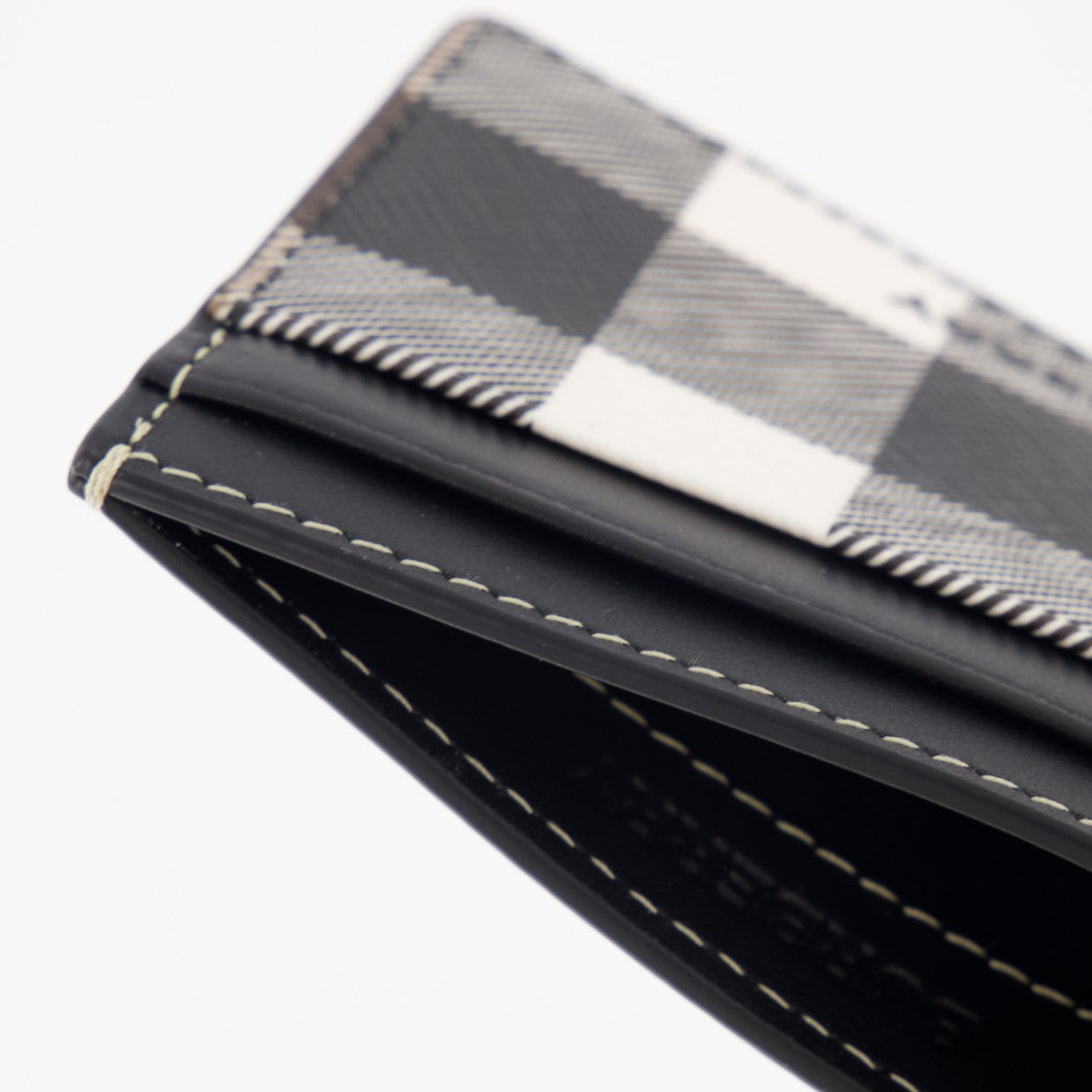 Burberry card holder, grey checkered wallet, luxury card holder, designer card holder, men's accessories