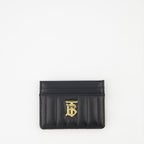 Lambskin card holder, Burberry accessories, luxury card holder, elegant card wallet, designer card case