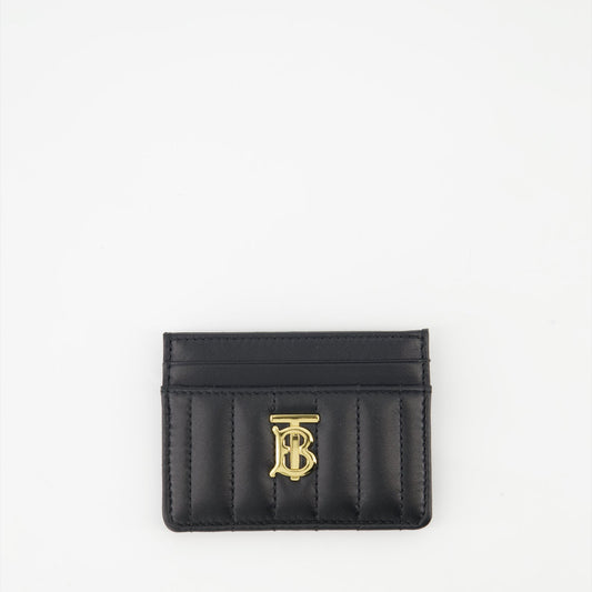 Lambskin card holder, Burberry accessories, luxury card holder, elegant card wallet, designer card case