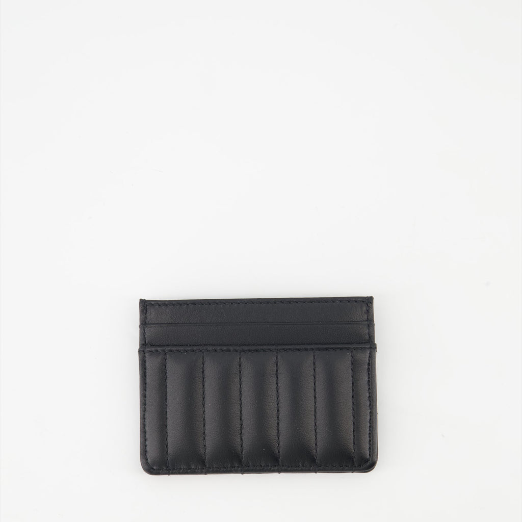 Lambskin card holder, Burberry accessories, luxury card holder, elegant card wallet, designer card case