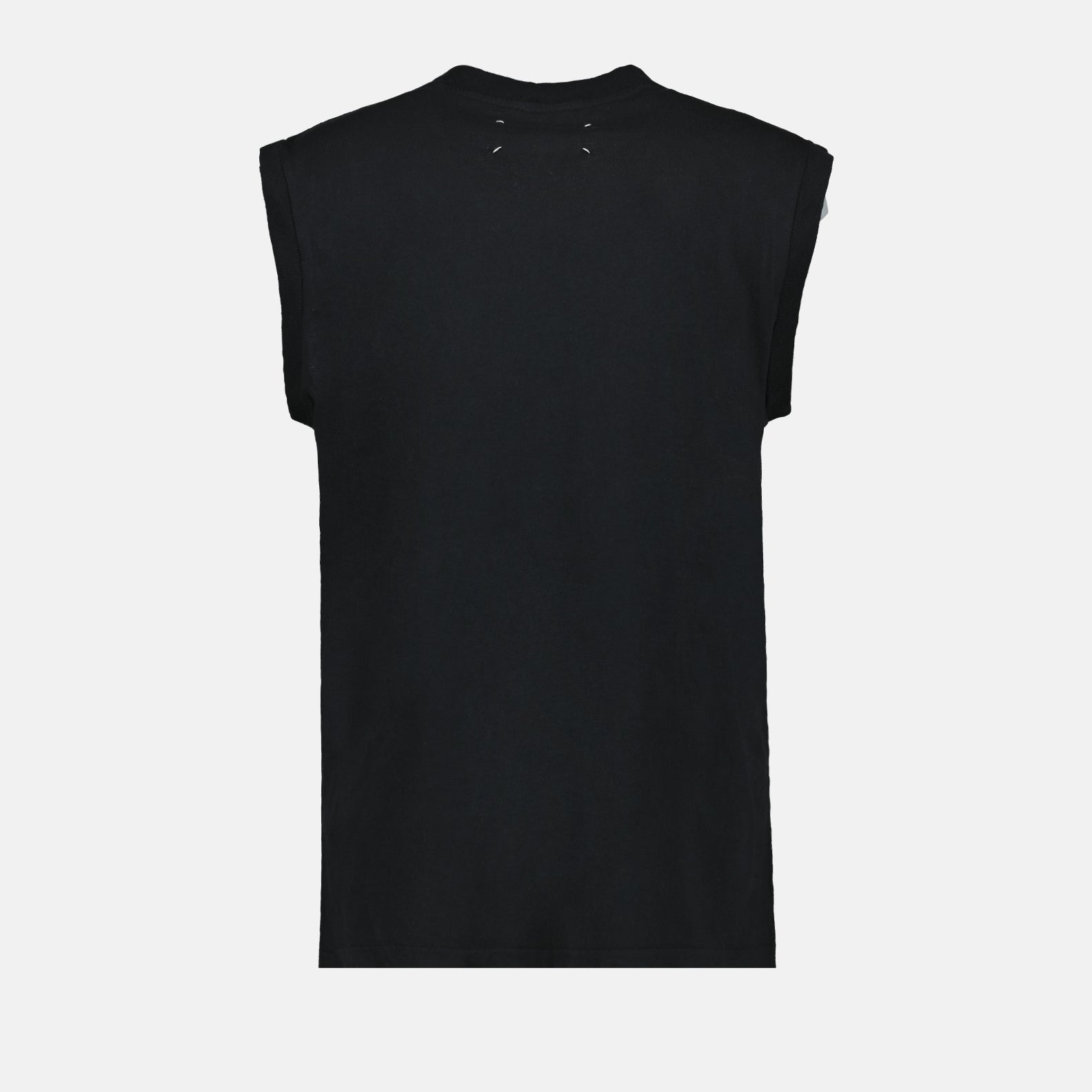 Snatched t-shirt, black t-shirt, high-end fashion, Maison Margiela, luxury casual wear