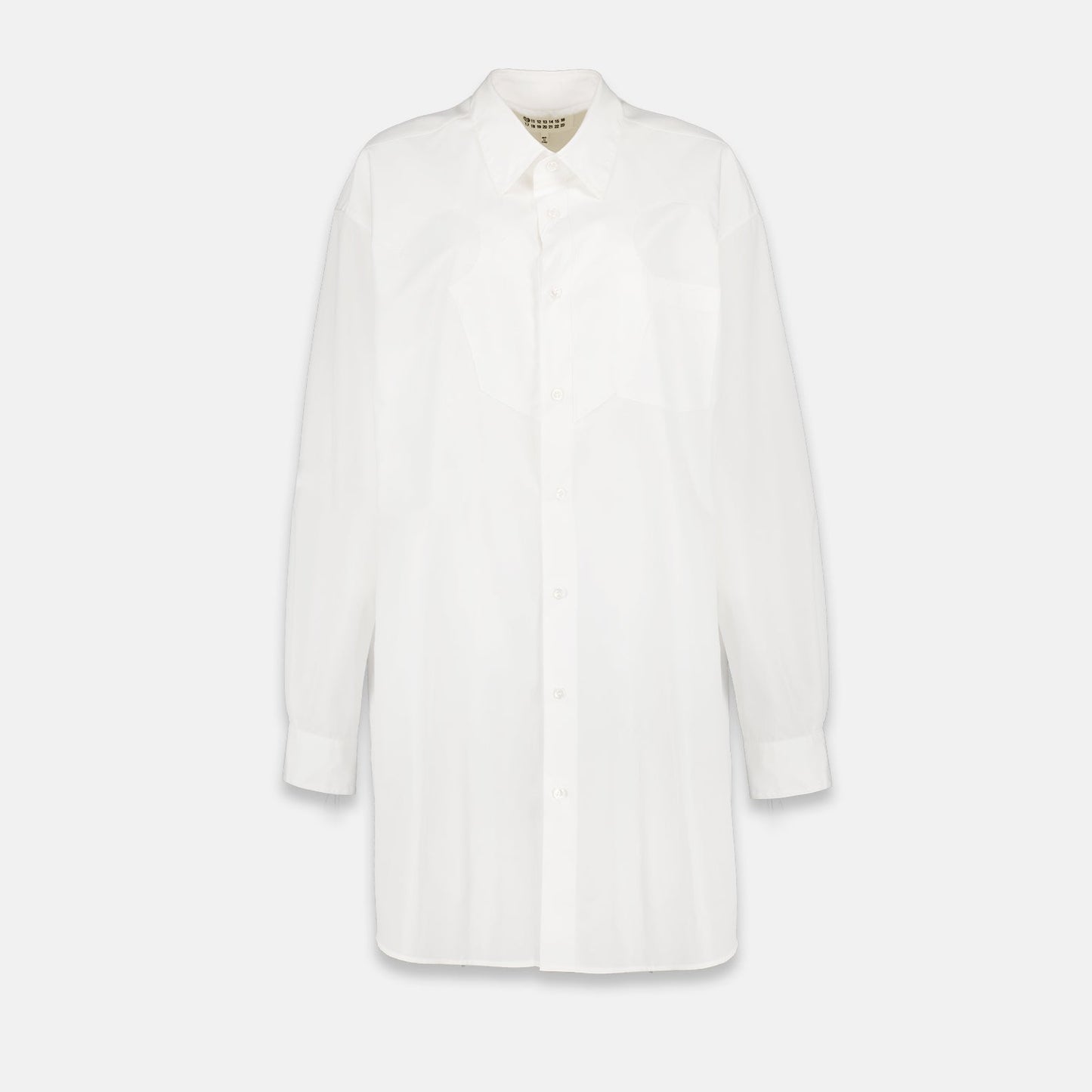 Oversize Shirt Dress, Maison Margiela Dress, Luxury White Dress, Contemporary Fashion, High-End Wardrobe Essentials