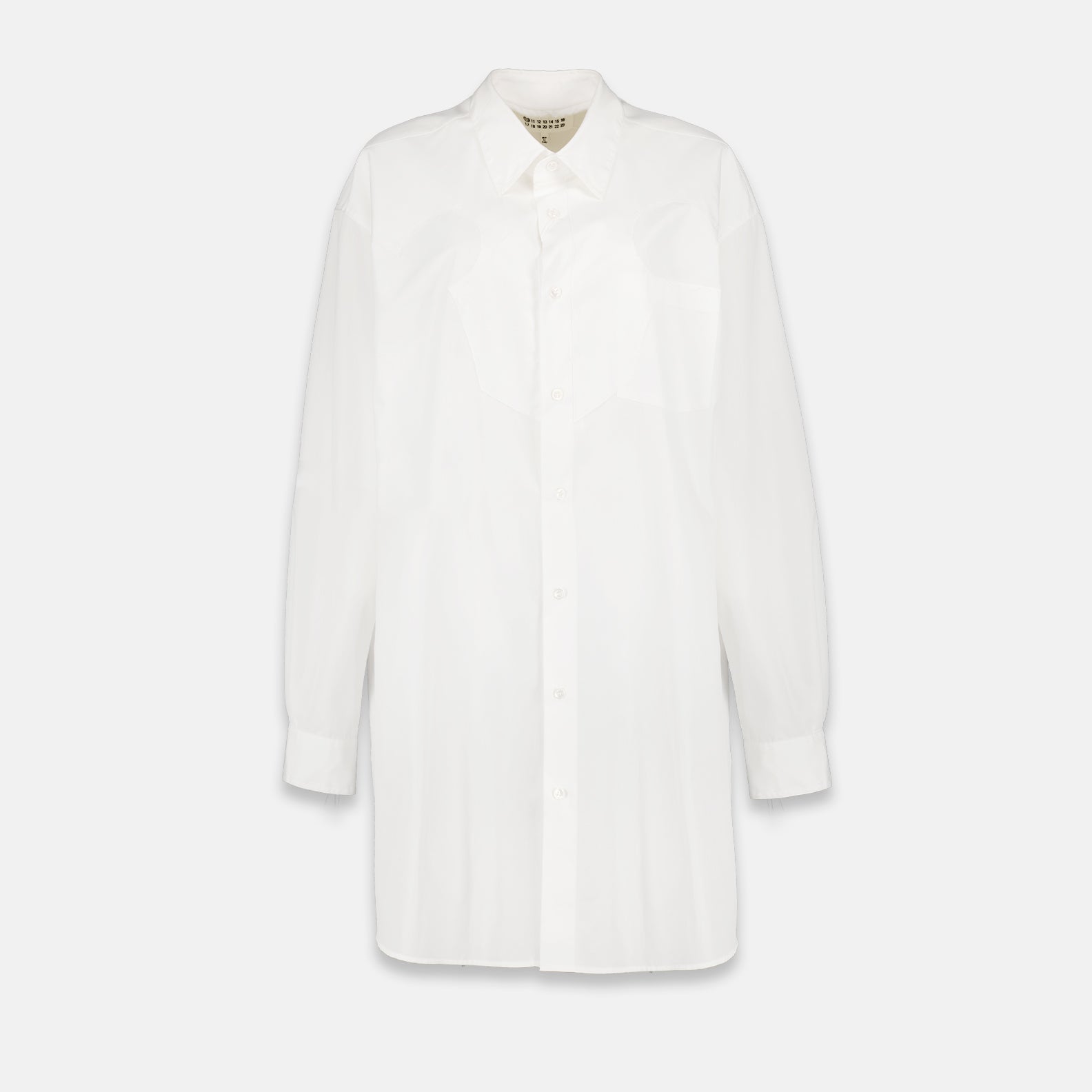 Oversize Shirt Dress, Maison Margiela Dress, Luxury White Dress, Contemporary Fashion, High-End Wardrobe Essentials