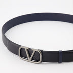 Valentino Garavani, reversible belt, luxury accessory, VLogo buckle, designer belt